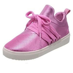 Any3 for$25 🆕️ Pink Satin Brash Drea lace-up shoes
